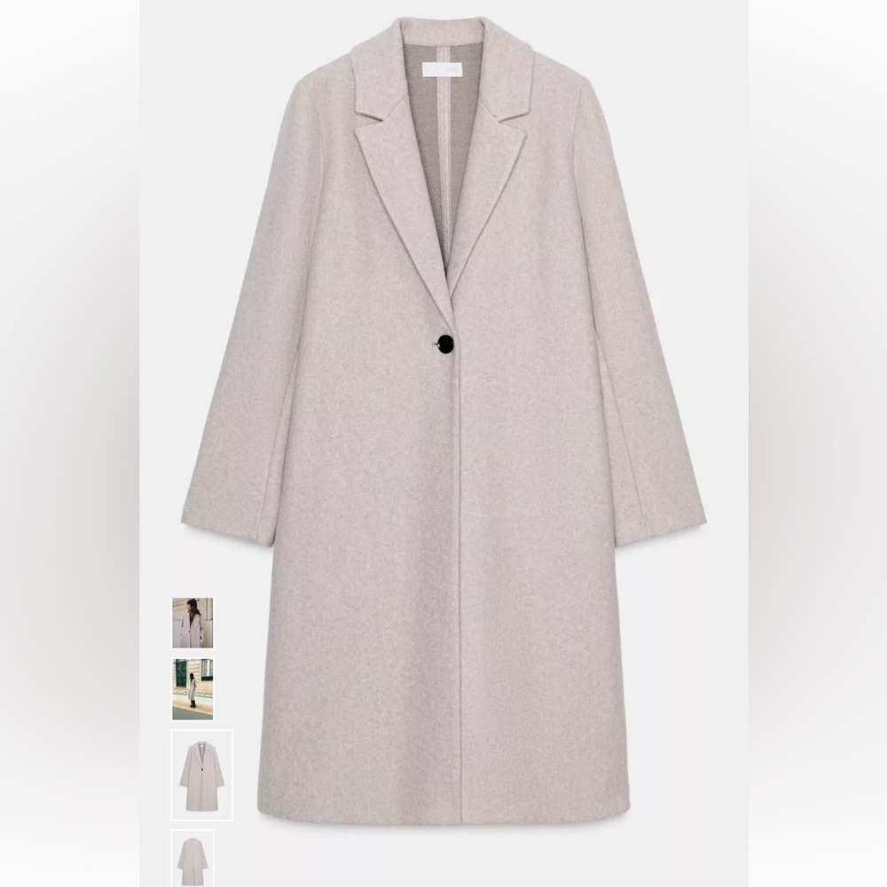 Zara Basic Soft Coat NWT - image 5